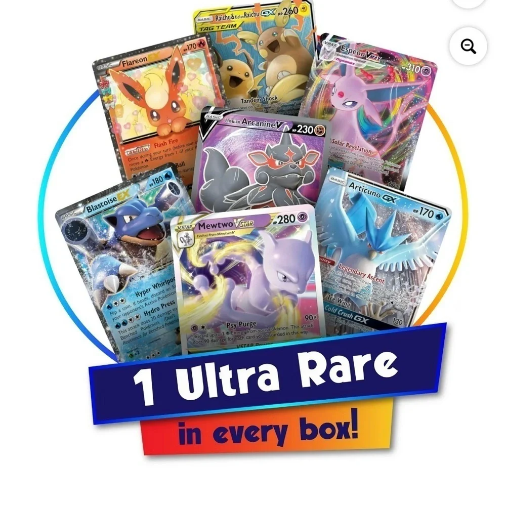 Pokémon Ultra Rare Starter Bundle 100+ Authentic Cards
